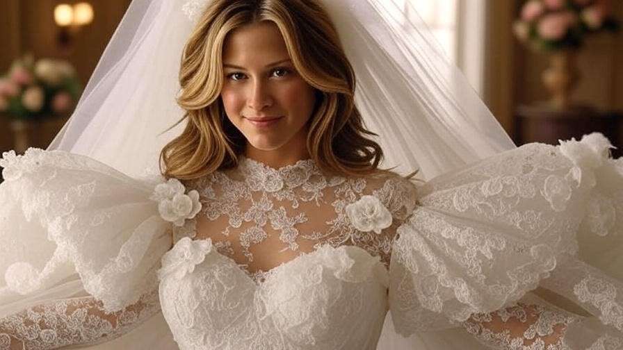 rachel green's wedding dress