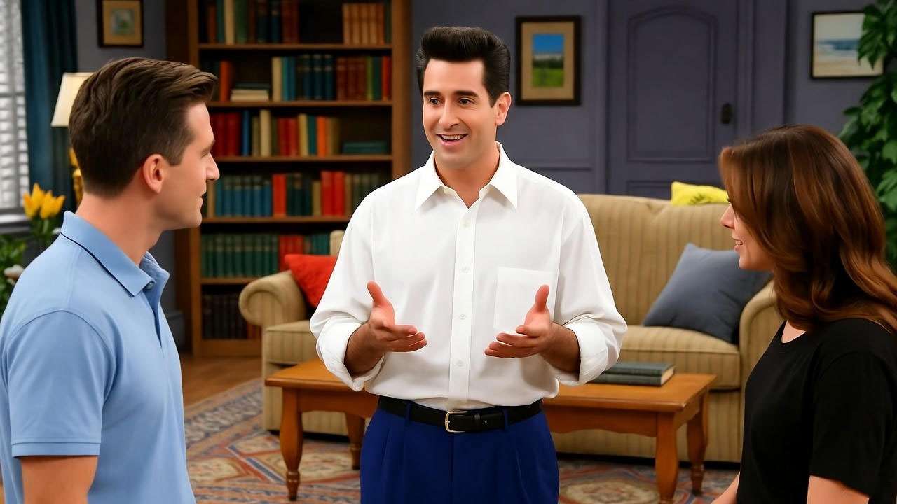 Ross Geller analyzing and reflecting on situations, highlighting expert insights on his character in Friends