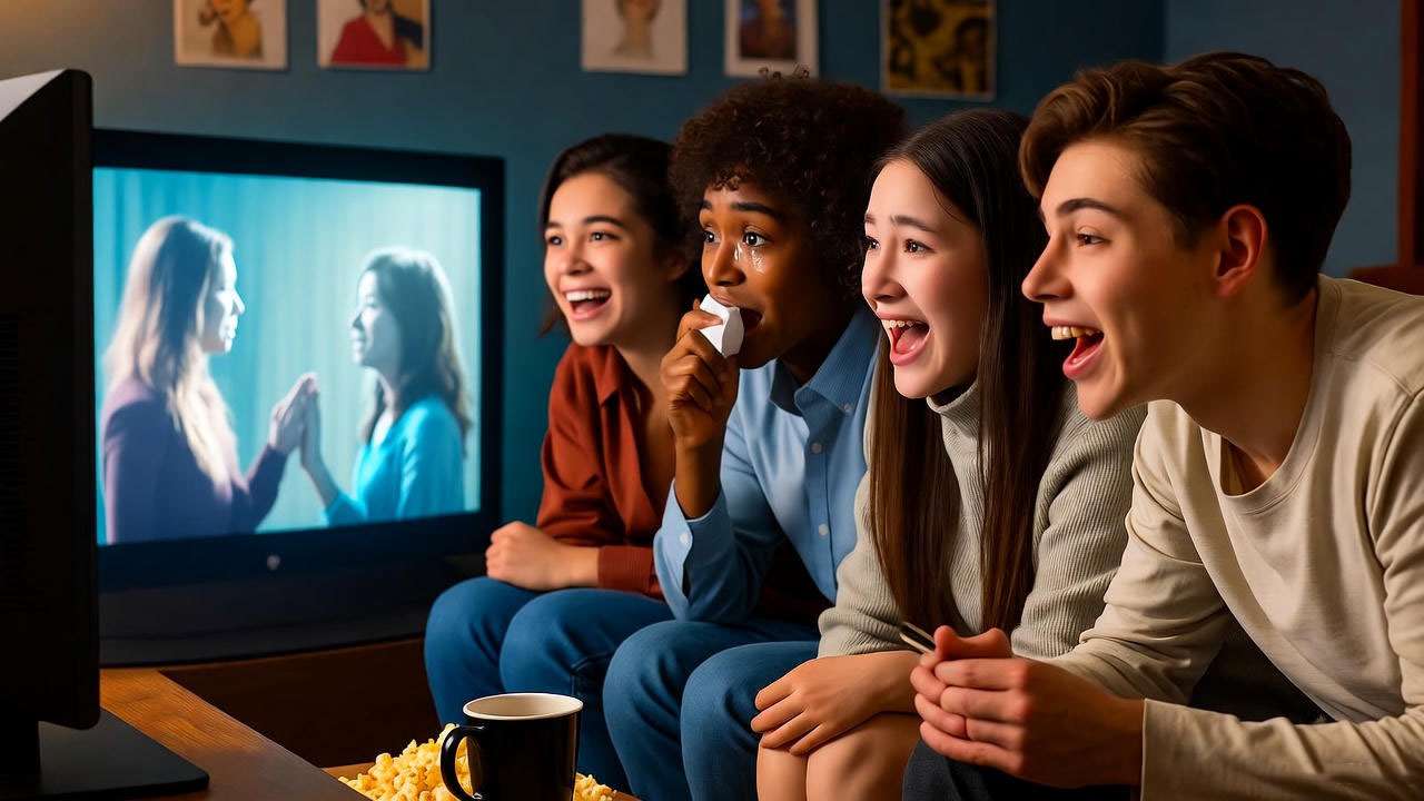 Fans rewatching Friends finale emotional reaction group scene. 