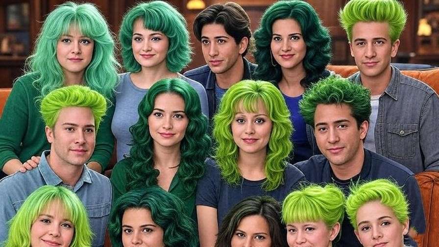 green hairstyles