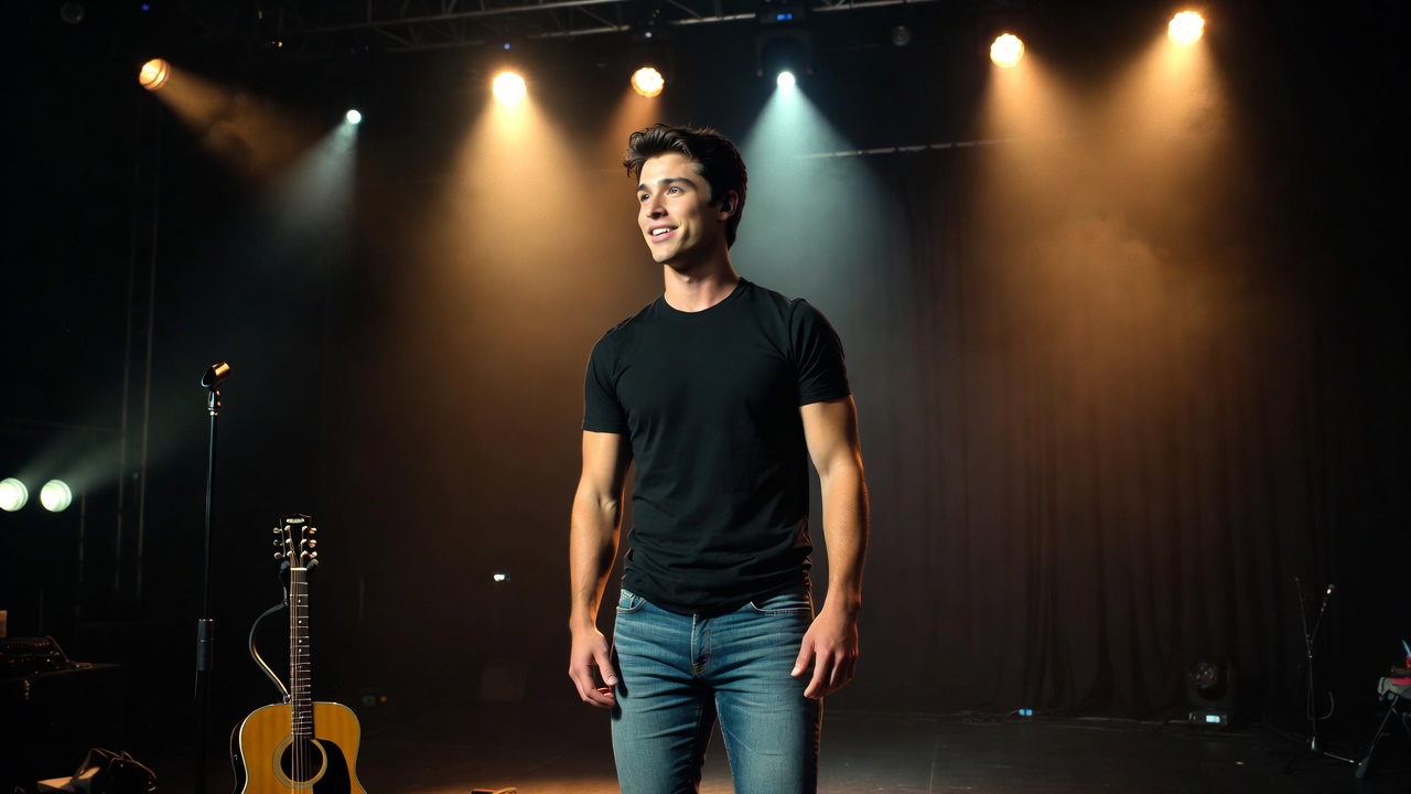 Josh Ross performing on stage in Nashville, rising country music star 2026 