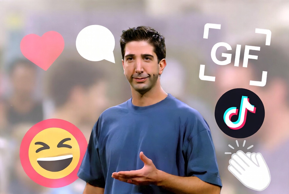 Ross Geller I'm fine meme moment that became a cultural icon on social media