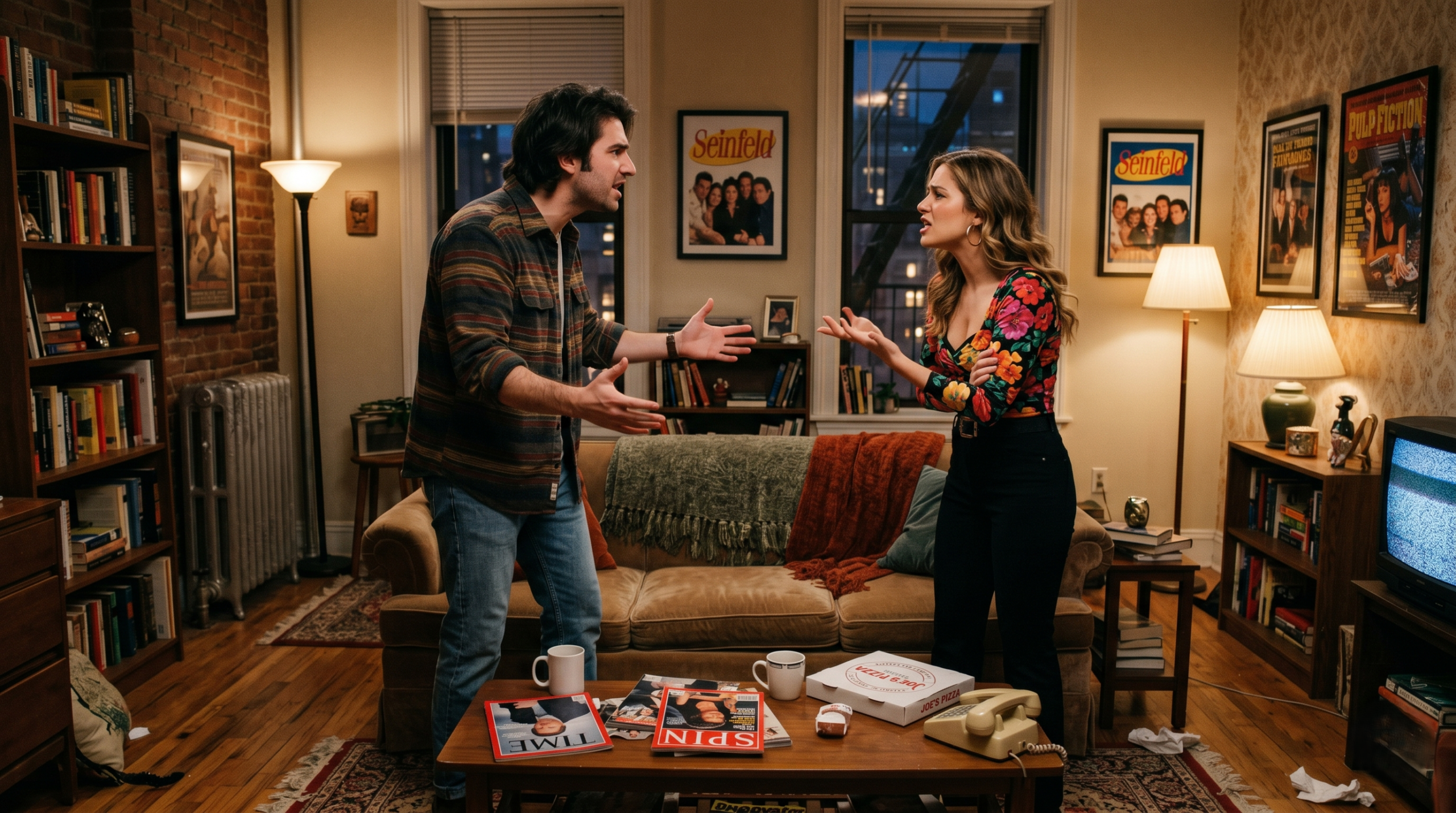 Ross and Rachel inspired sitcom apartment argument during the famous we were on a break moment